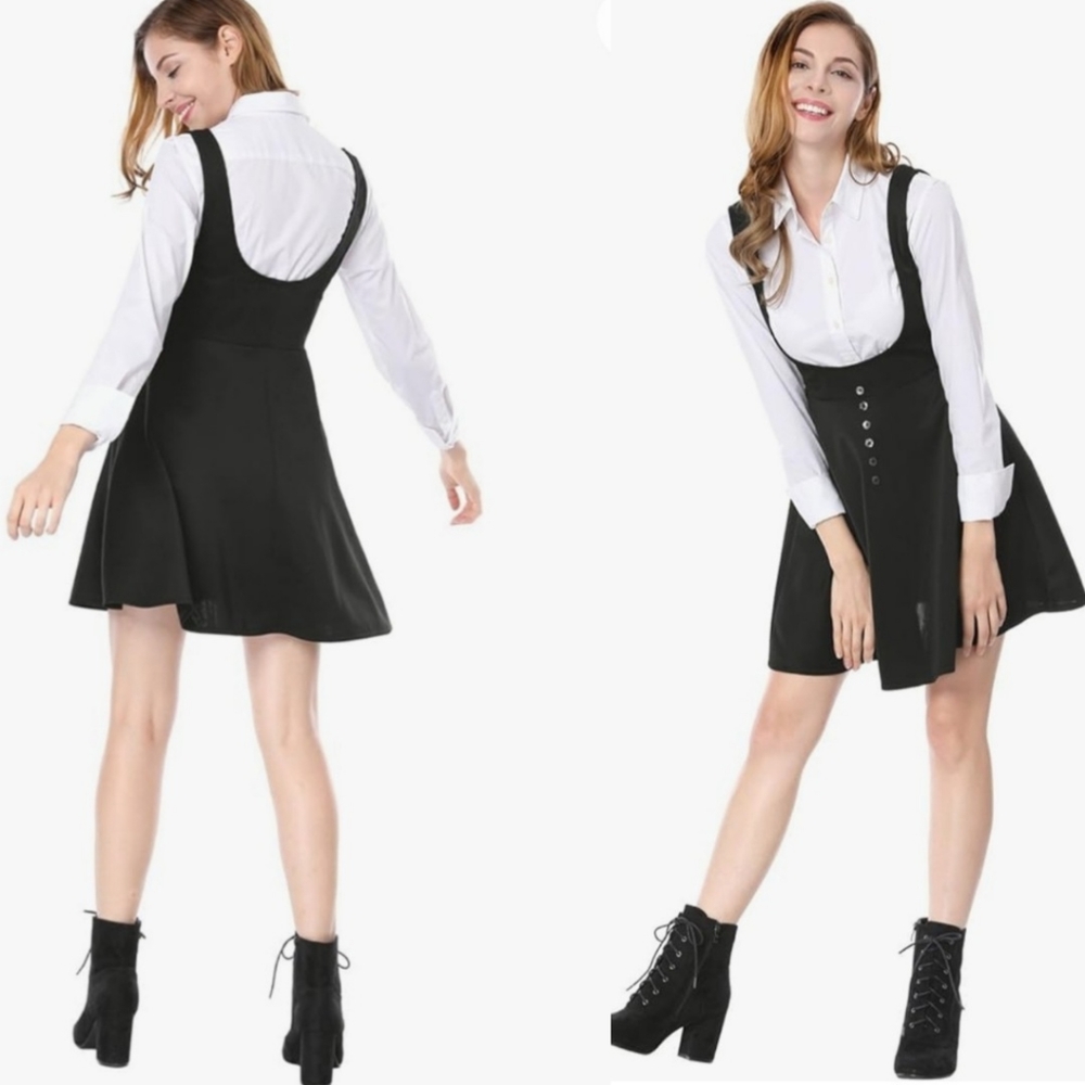 Mini dress suspender skirt